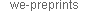 we-preprints