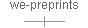 we-preprints