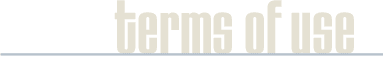 terms of use