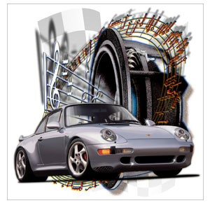 car audio porche