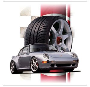 Wheel & Tire porche